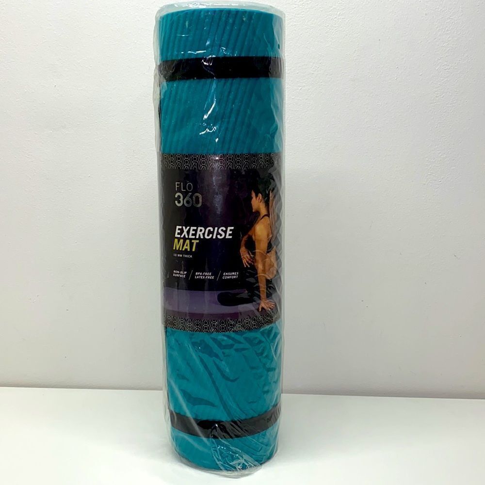 - FLO 369 exercise Mat 12 mm thick 24”x68” non sleep surface New